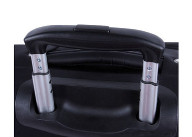 Travelling 4 wheel trolley luggage case with standard zipper lock to sideway OEM