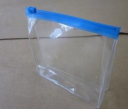 Tas dapat digunakan kembali karet PVC zip tas kunci untuk dokumen 0.2mm 50 * 40cm